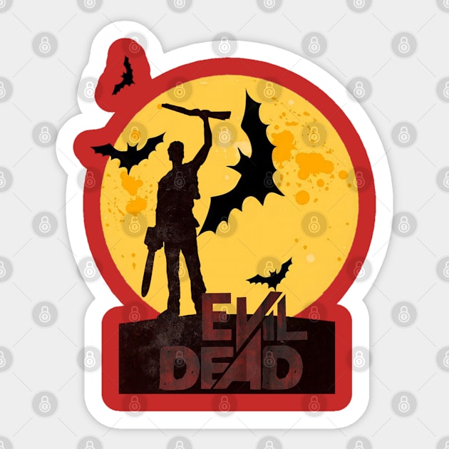 Evil dead t-shirt Sticker by Sons'tore